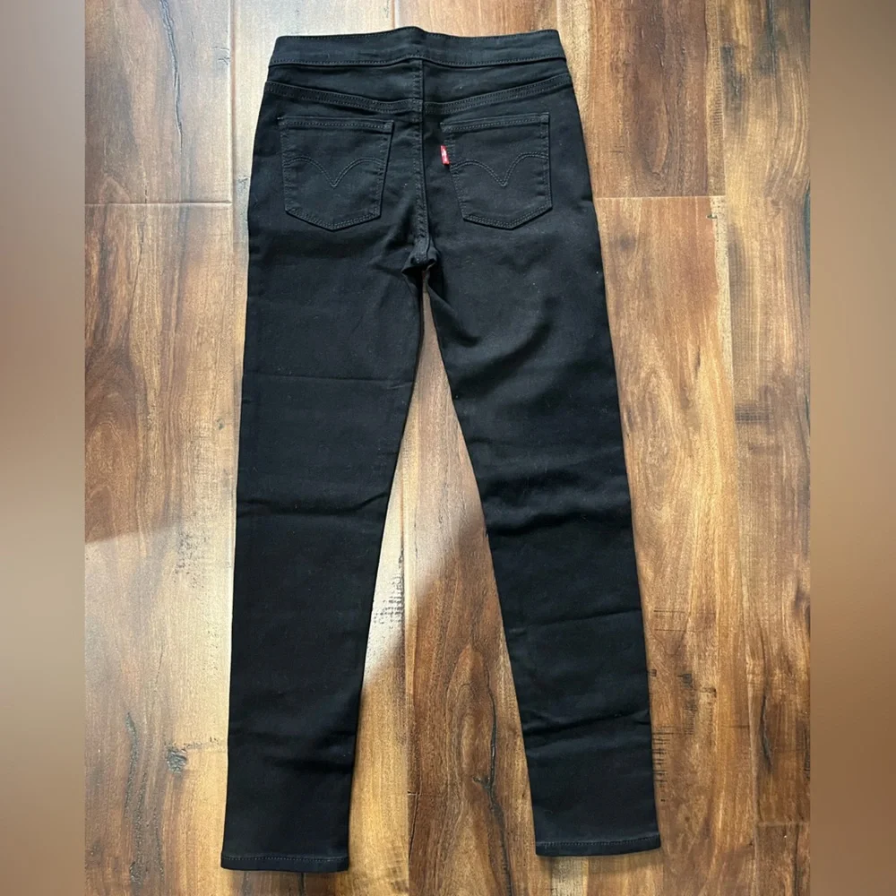 Brand New Girl Levi’s Black Skinny Leggings / Jeans - Picture 6 of 13